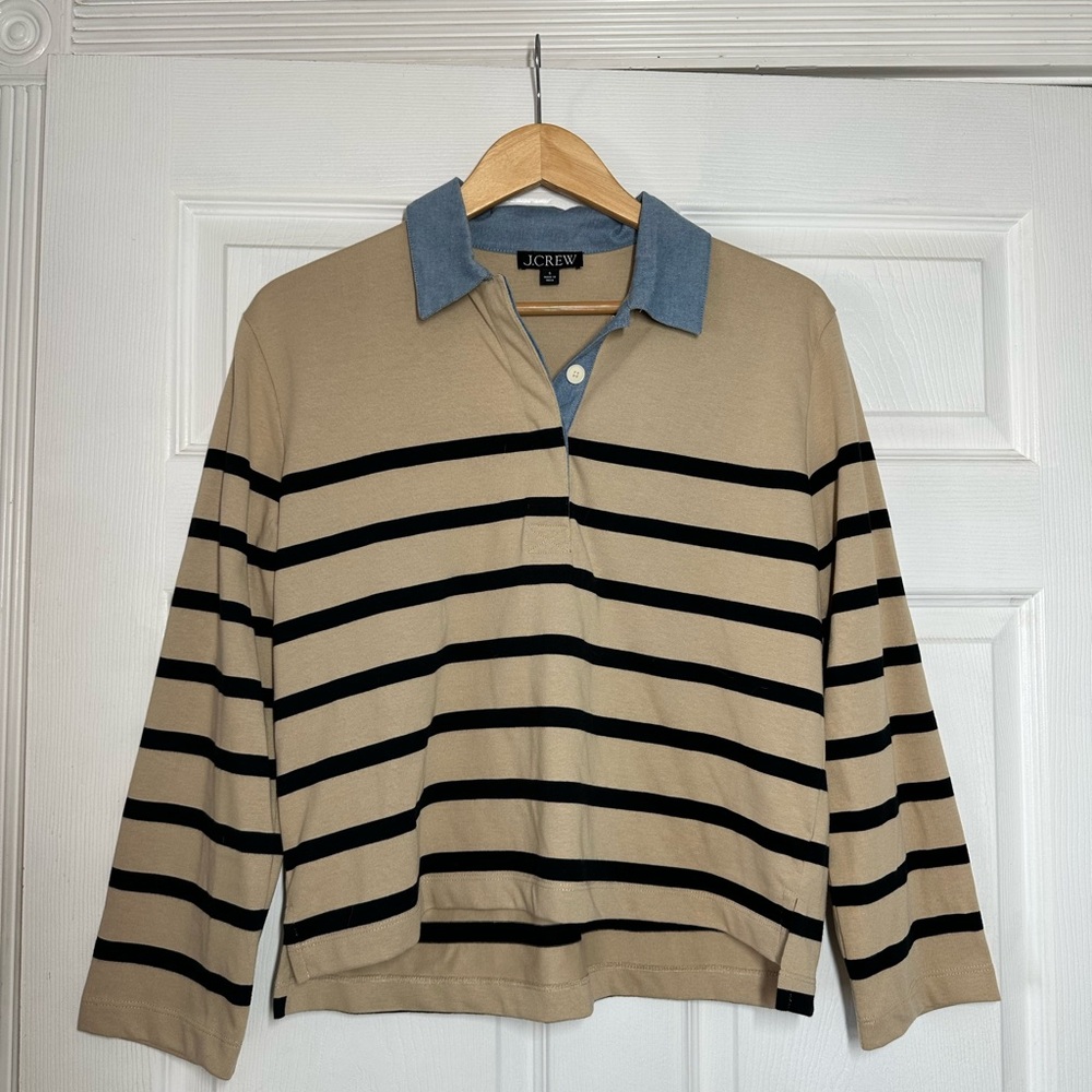 J. Crew rugby polo striped shirt - Picture 3 of 8